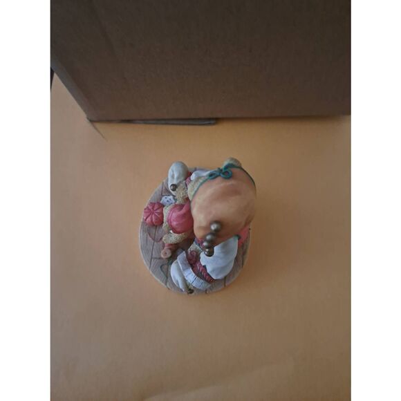 Vintage 1995 Cherished Teddies Meri Hand-Sewn Holidays Figurine 141135 Christmas - Picture 5 of 6